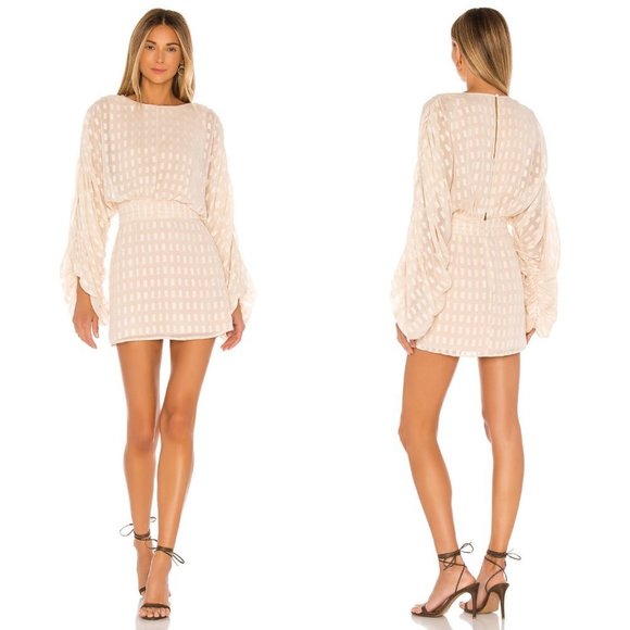 REVOLVE Dresses & Skirts - [NWT] REVOLVE House of Harlow Nika Dress in Champagne - Sz XS